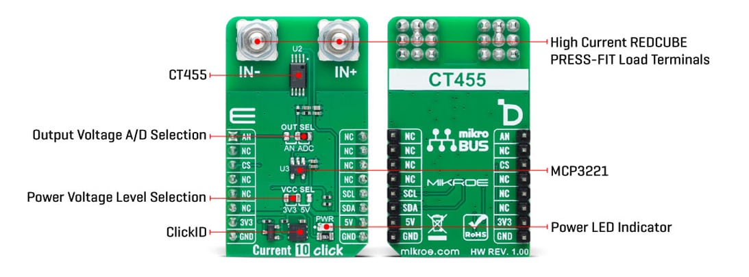Location Circuit - Mikroe Current 10 Click